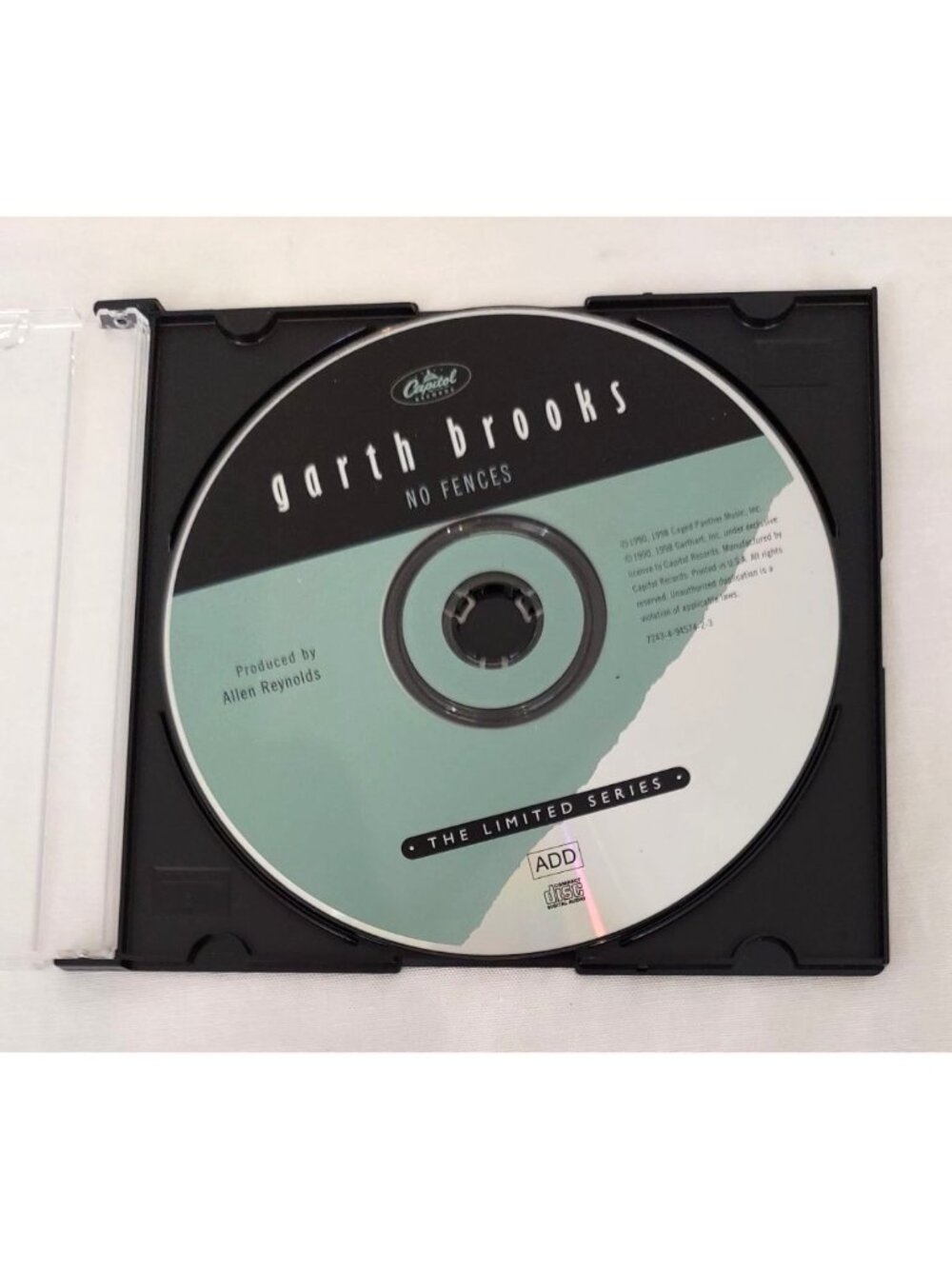 Garth Brooks - No Fences (CD, Sep-1990, Liberty) CD Only in Slim Jewel Case